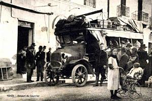 TENES - DEPART DU COURRIER